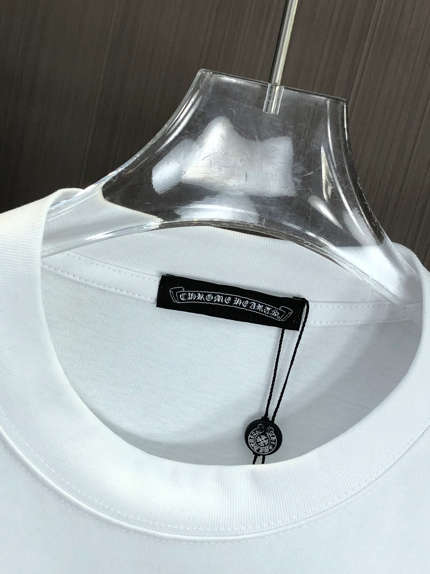 🅿️200 CH Croxin 2025 Spring and Summer New Style Round Neck Short Sleeves Dot Printing ➕ Scattered Diamond Craftsmanship Full of Details Made of High Weight 320g Double Yarn Combed Cotton Fabric Slightly Loose Fit Fabric Feels Soft and Thick Uniform Style for Men and Women Color: Black White Green Code Number: SMLXLXXL